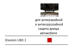  Elaskon UBS 2_антикоррозийная защита днища автомобиля